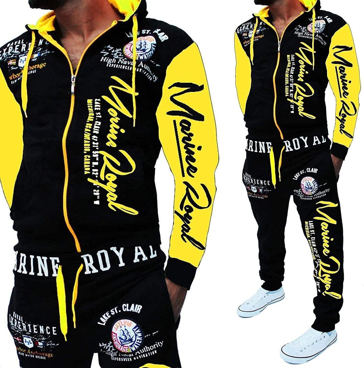 Men 'S Casual Sweatsuit Set