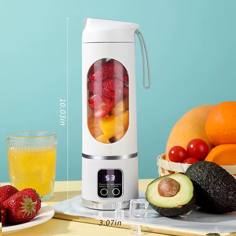 Experience On-the-Go Convenience with Our Portable USB Rechargeable Blender - Perfect for Smoothies and Juices!