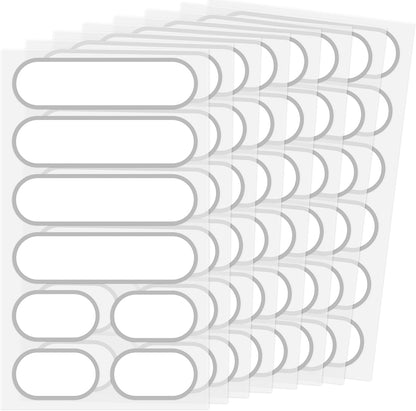 Transform Your Kitchen with Waterproof Vinyl Labels - 64 Pack of Removable, Writable Stickers for OXO POP Containers and More!