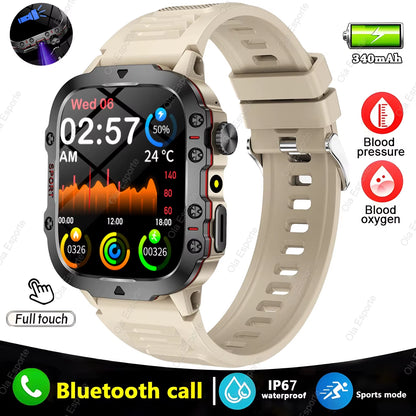 Revolutionary Men’s Smartwatch with Bluetooth Calling, Fitness Tracking, and IP68 Waterproofing - Perfect for Android & iOS in 2025!