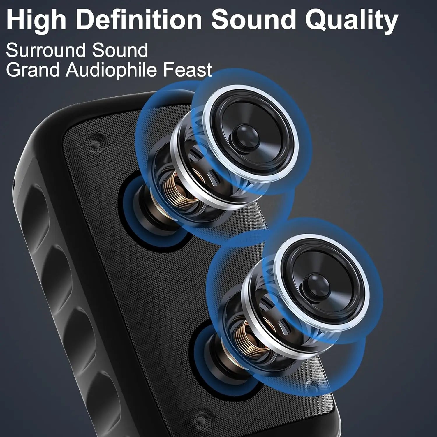 Ultimate Portable Bluetooth Speaker & Karaoke Machine with LED Lights - Perfect for Parties & Outdoor Fun!