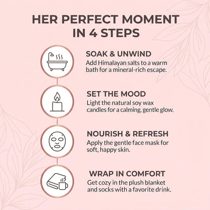 Luxury Spa Gift Basket for Mother's Day - 11-Piece Self-Care Set for Women, Featuring Throw Blanket, Insulated Tumbler, Oatmeal Soap & Candle, Perfect Birthday Gift for Mom, Wife, or Grandma