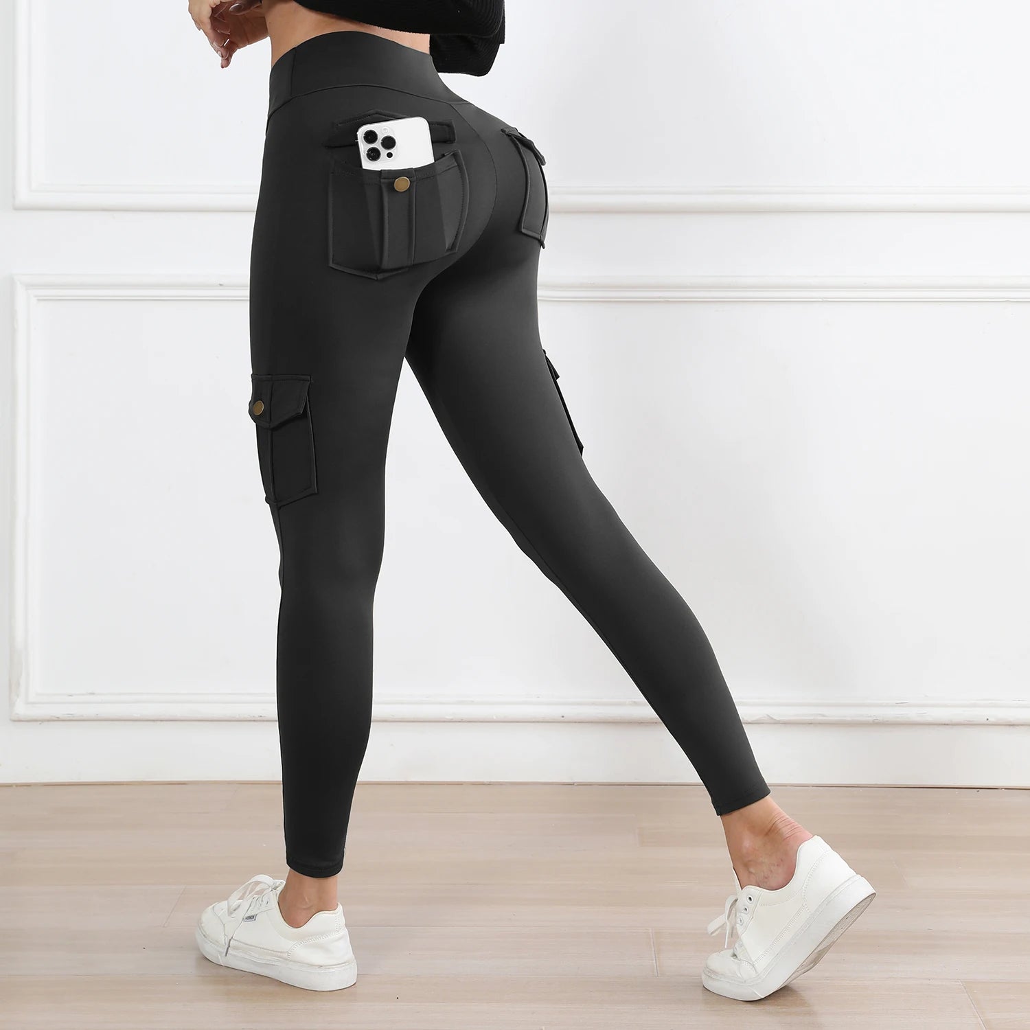 Elevate Your Workout with Women's High-Waisted Pocket Leggings – The Perfect Blend of Style and Comfort for All Your Fitness Adventures