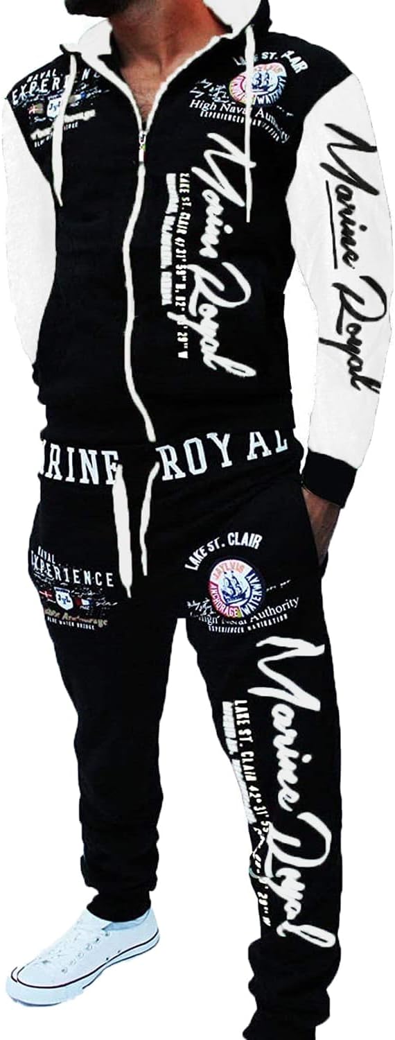Men 'S Casual Sweatsuit Set