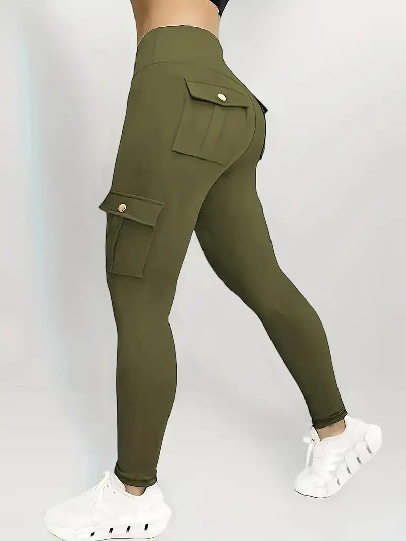Elevate Your Workout with Women's High-Waisted Pocket Leggings – The Perfect Blend of Style and Comfort for All Your Fitness Adventures