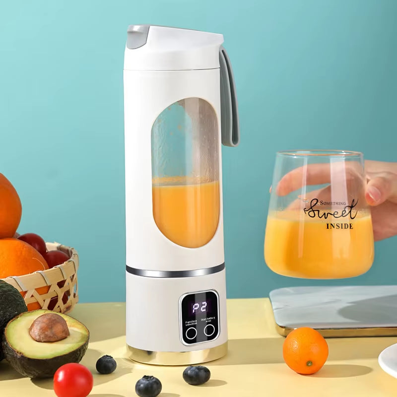 Experience On-the-Go Convenience with Our Portable USB Rechargeable Blender - Perfect for Smoothies and Juices!