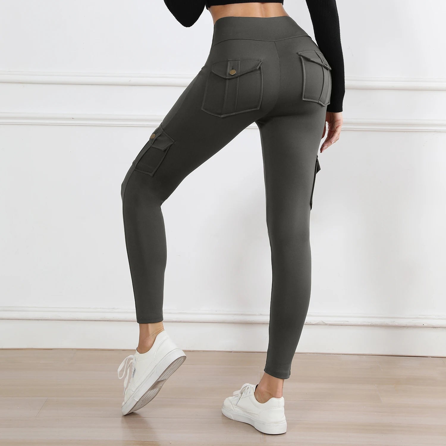 Elevate Your Workout with Women's High-Waisted Pocket Leggings – The Perfect Blend of Style and Comfort for All Your Fitness Adventures
