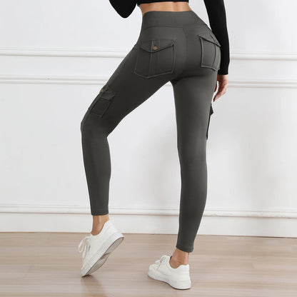 Elevate Your Workout with Women's High-Waisted Pocket Leggings – The Perfect Blend of Style and Comfort for All Your Fitness Adventures