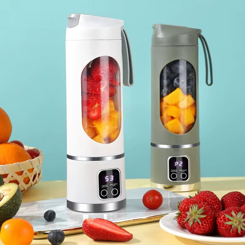 Experience On-the-Go Convenience with Our Portable USB Rechargeable Blender - Perfect for Smoothies and Juices!