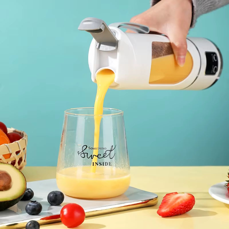 Experience On-the-Go Convenience with Our Portable USB Rechargeable Blender - Perfect for Smoothies and Juices!