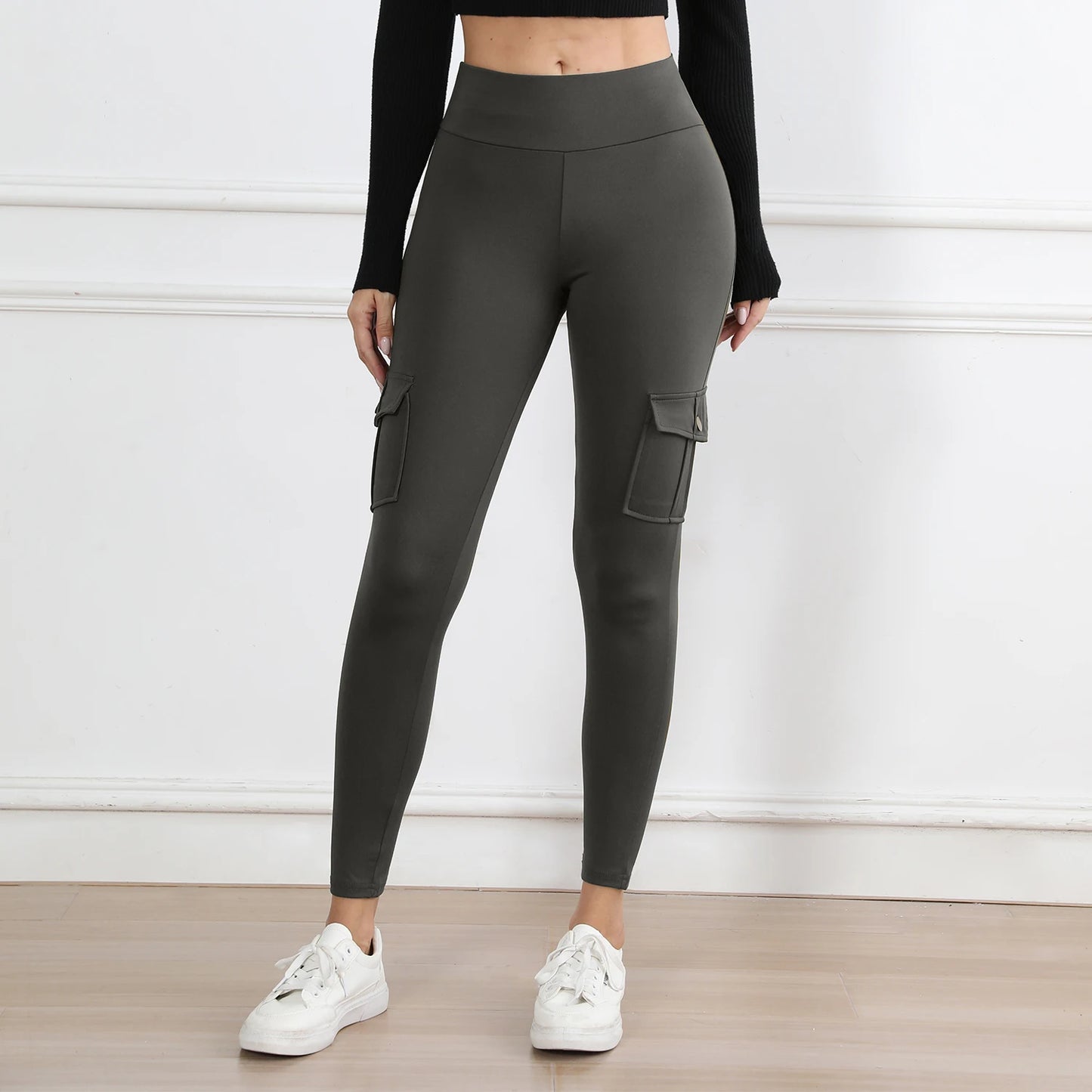 Elevate Your Workout with Women's High-Waisted Pocket Leggings – The Perfect Blend of Style and Comfort for All Your Fitness Adventures