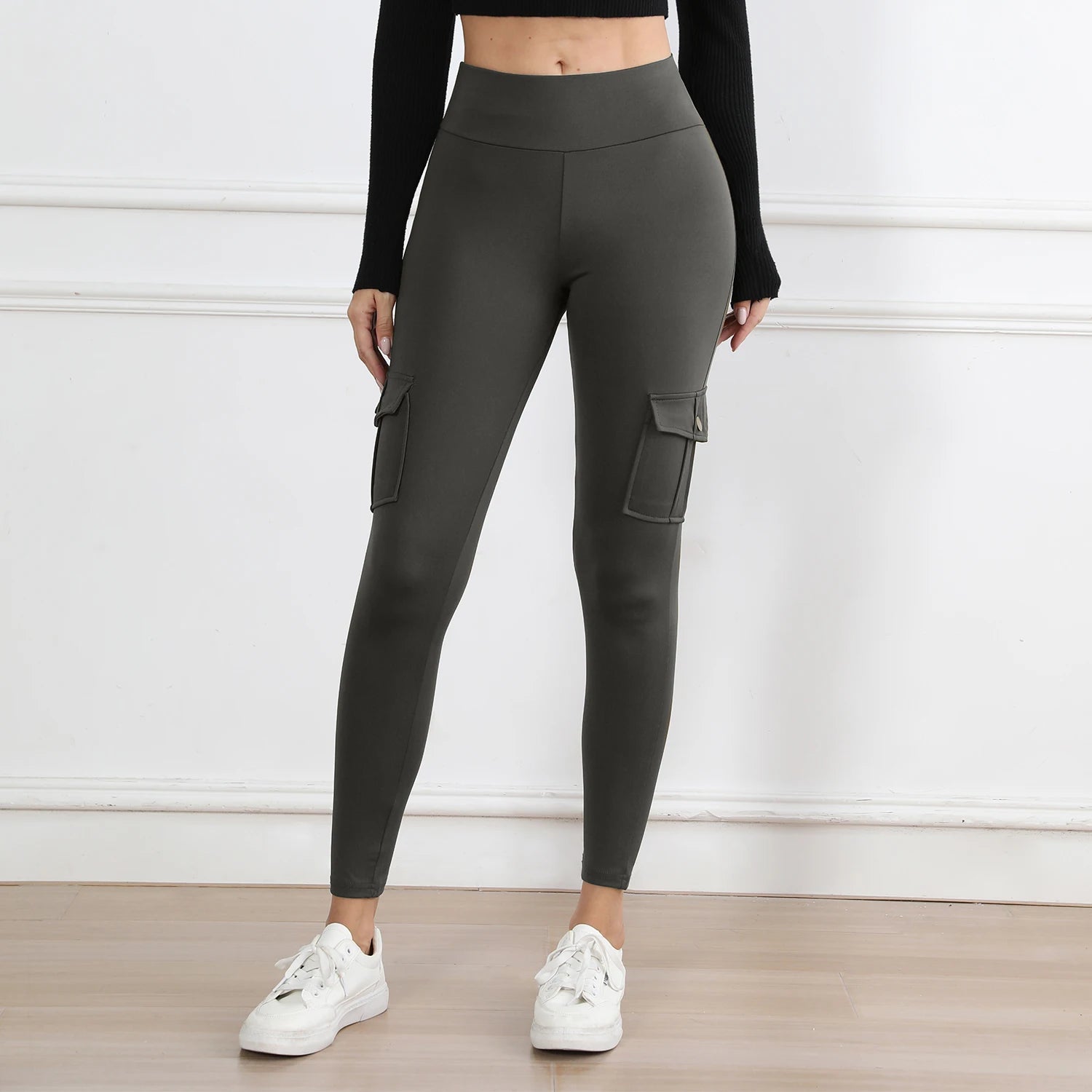 Elevate Your Workout with Women's High-Waisted Pocket Leggings – The Perfect Blend of Style and Comfort for All Your Fitness Adventures