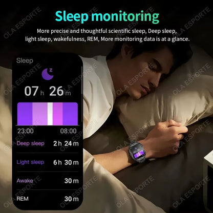 Revolutionary Men’s Smartwatch with Bluetooth Calling, Fitness Tracking, and IP68 Waterproofing - Perfect for Android & iOS in 2025!