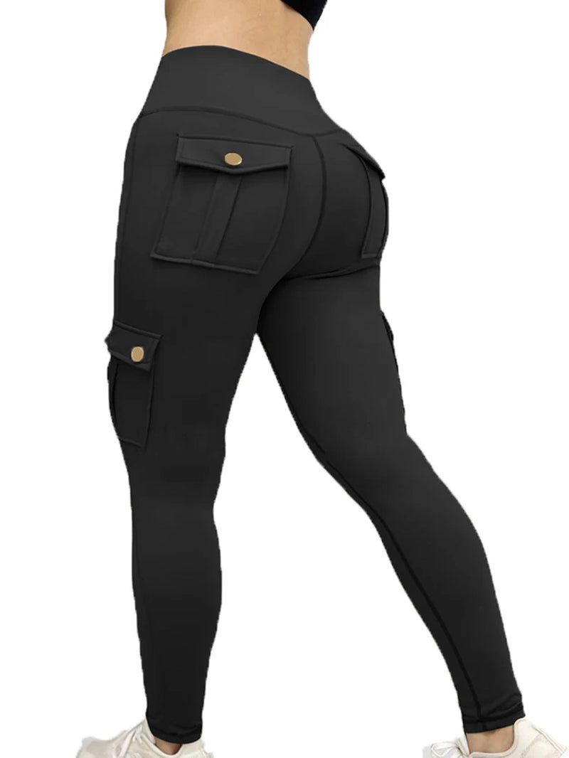 Elevate Your Workout with Women's High-Waisted Pocket Leggings – The Perfect Blend of Style and Comfort for All Your Fitness Adventures