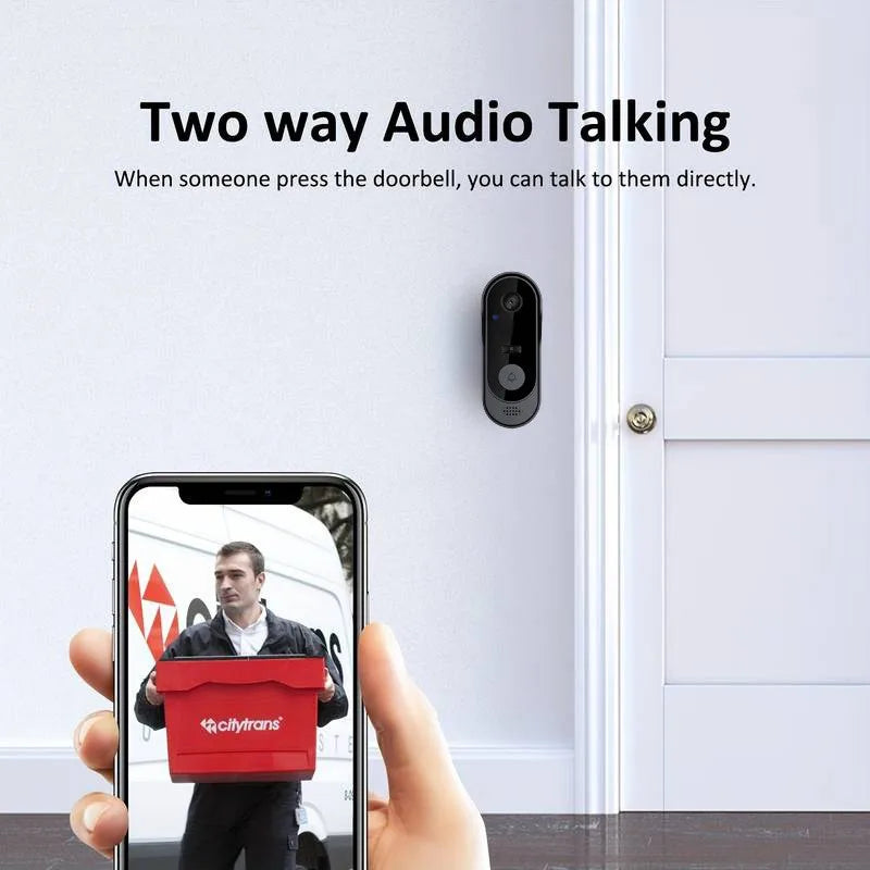 Smart Home HD Doorbell Waterproof Camera