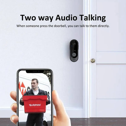 Smart Home HD Doorbell Waterproof Camera