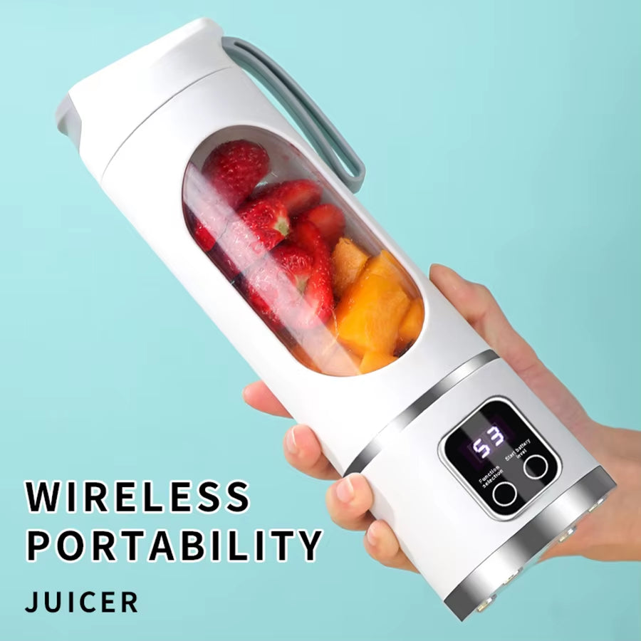 Experience On-the-Go Convenience with Our Portable USB Rechargeable Blender - Perfect for Smoothies and Juices!