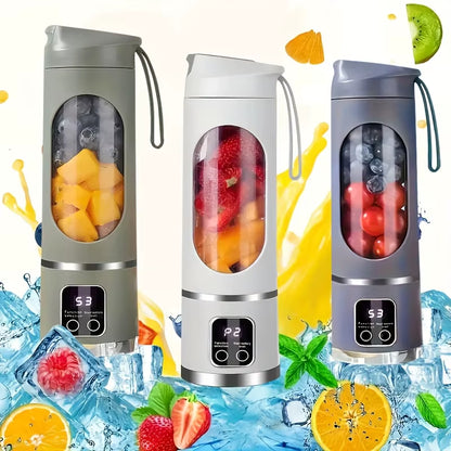 Experience On-the-Go Convenience with Our Portable USB Rechargeable Blender - Perfect for Smoothies and Juices!