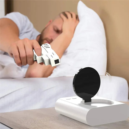 Creative Alarm Clock Shoot at the Target Novel Shooting Toy Bedroom Lazy Person Wakes up Alarm Clock Living Room Decoration