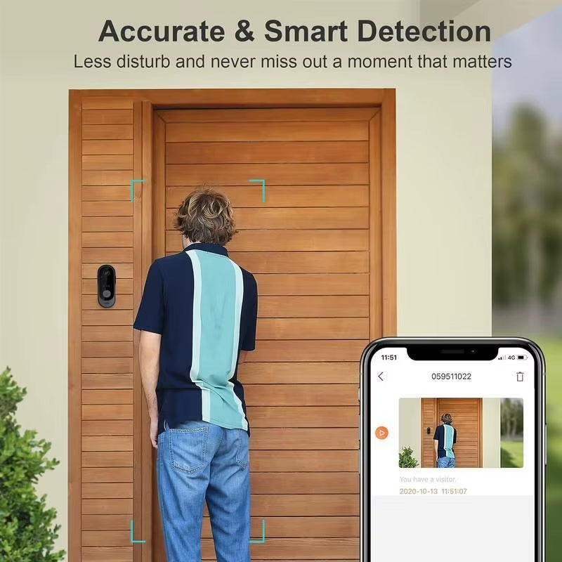 Smart Home HD Doorbell Waterproof Camera