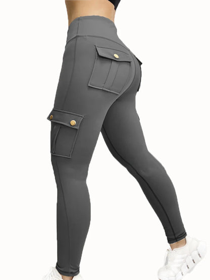 Elevate Your Workout with Women's High-Waisted Pocket Leggings – The Perfect Blend of Style and Comfort for All Your Fitness Adventures