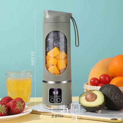 Experience On-the-Go Convenience with Our Portable USB Rechargeable Blender - Perfect for Smoothies and Juices!