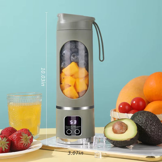 Experience On-the-Go Convenience with Our Portable USB Rechargeable Blender - Perfect for Smoothies and Juices!