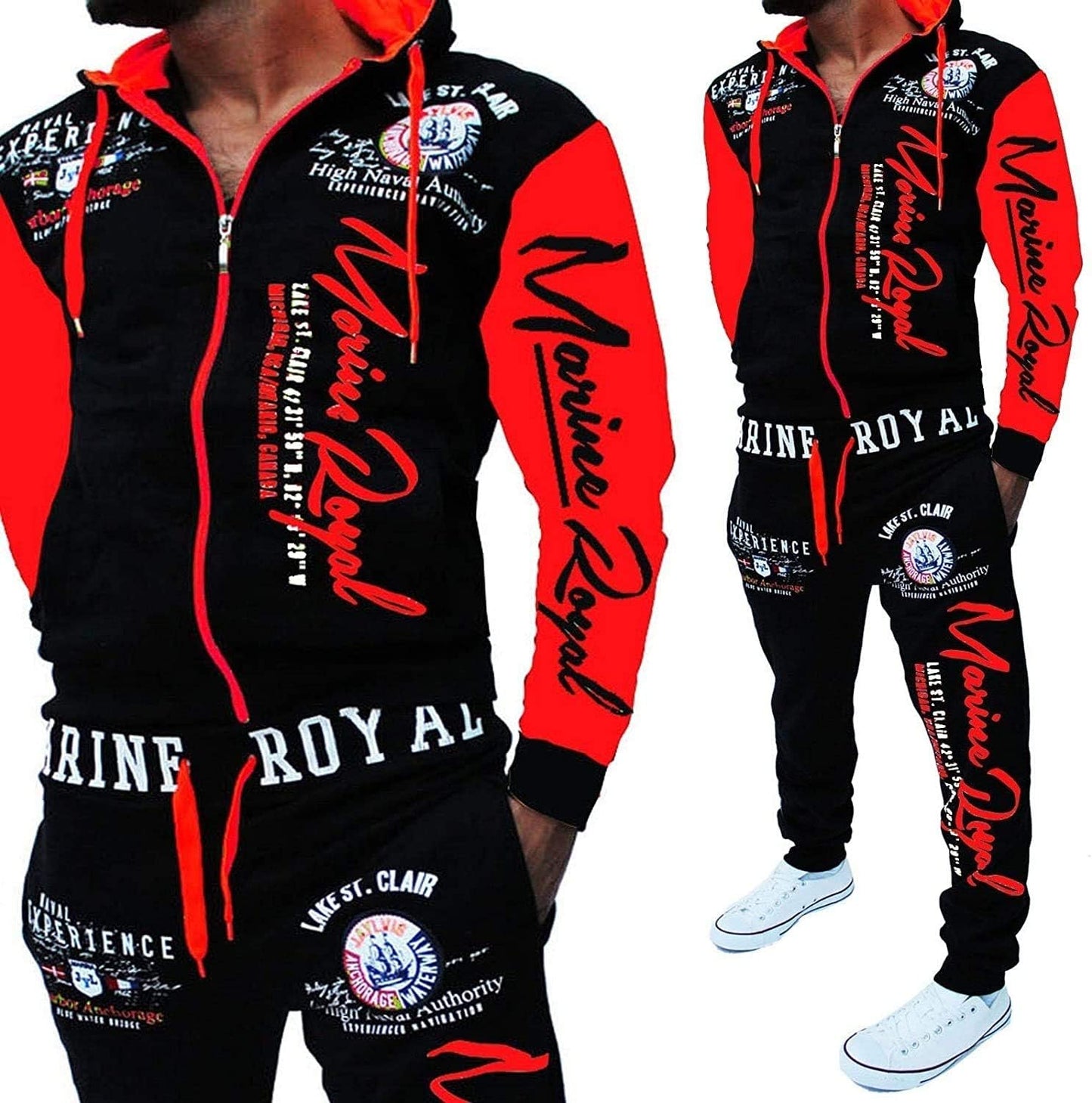 Men 'S Casual Sweatsuit Set